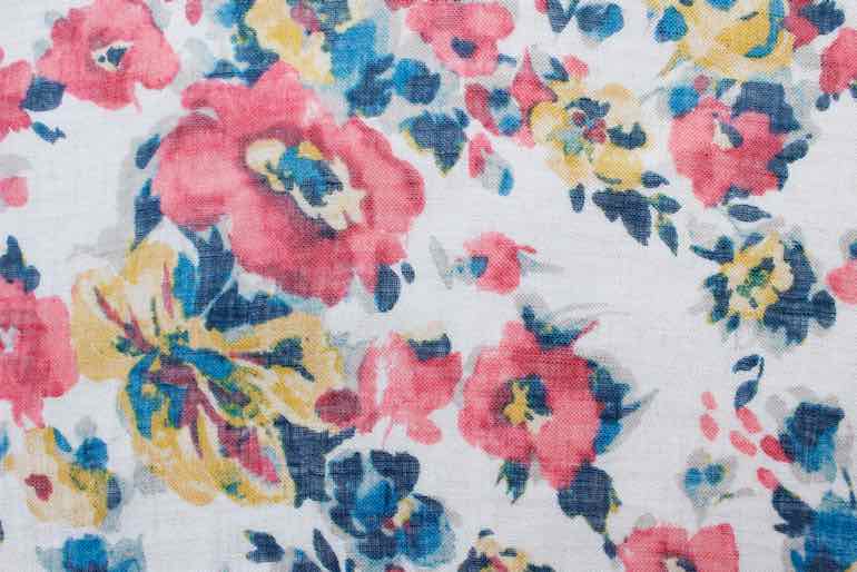 JLリネンショールフラワー